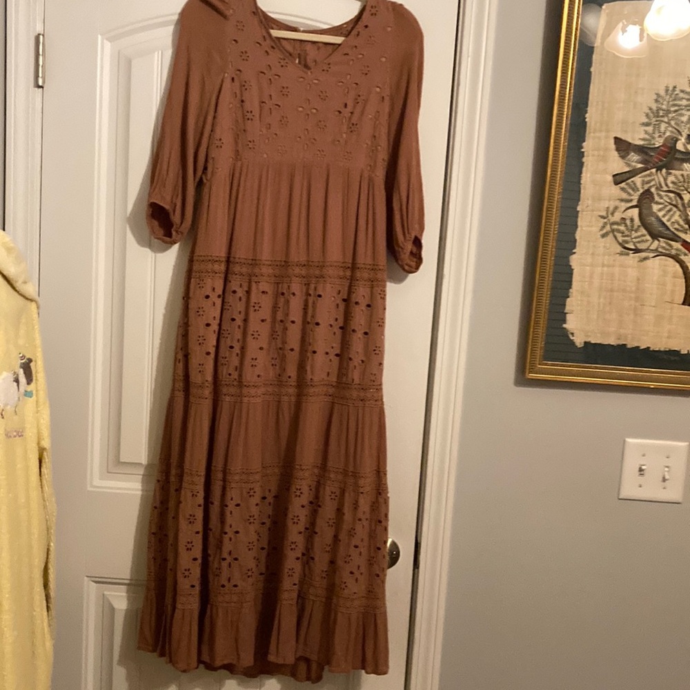 Maxi terra cotta Dress